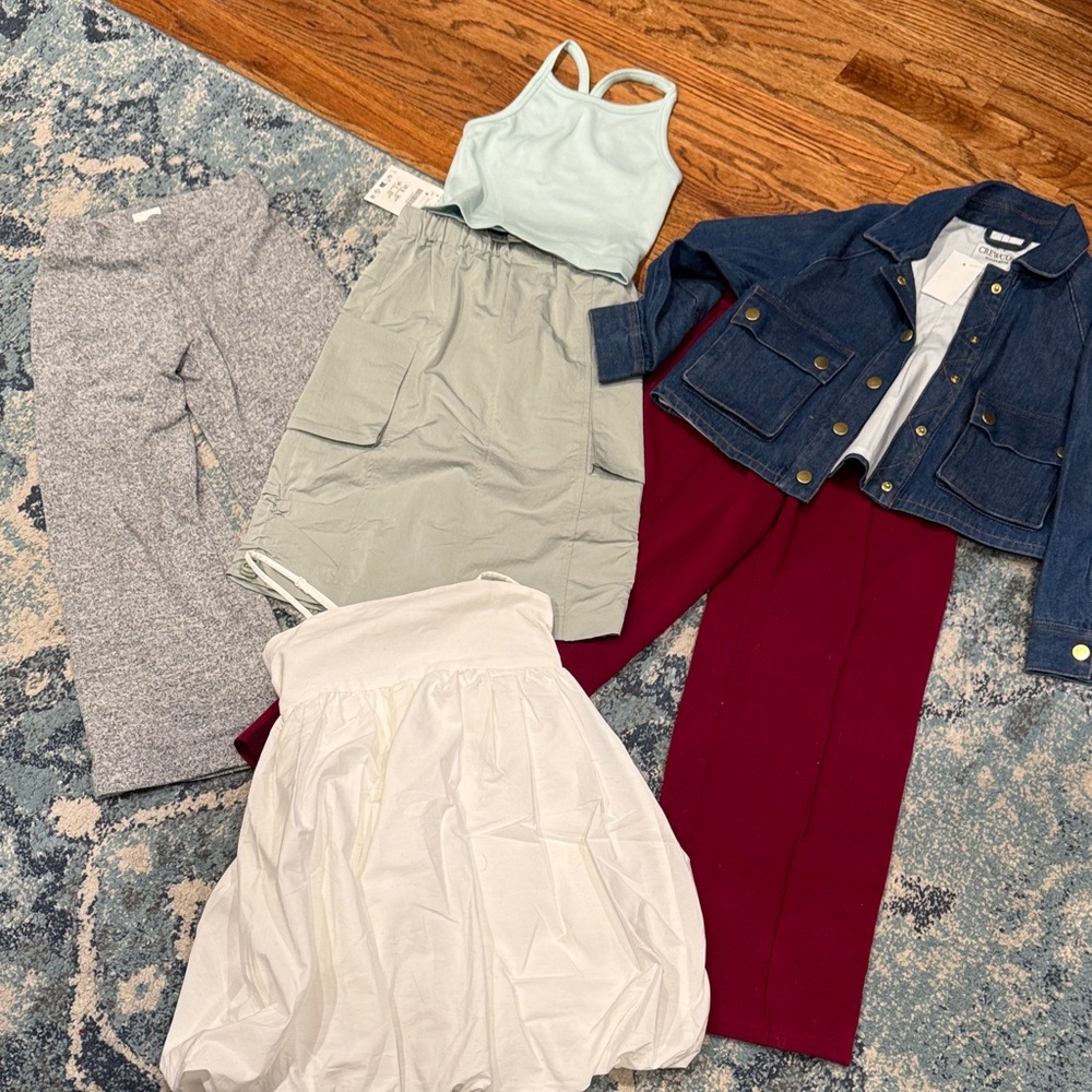 Girls tops jackets pants Zara Crewcuts 6/7